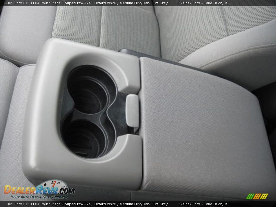 2005 Ford F150 FX4 Roush Stage 1 SuperCrew 4x4 Oxford White / Medium Flint/Dark Flint Grey Photo #33
