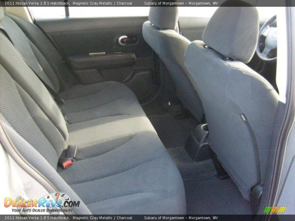 2011 Nissan Versa 1.8 S Hatchback Magnetic Gray Metallic / Charcoal Photo #16