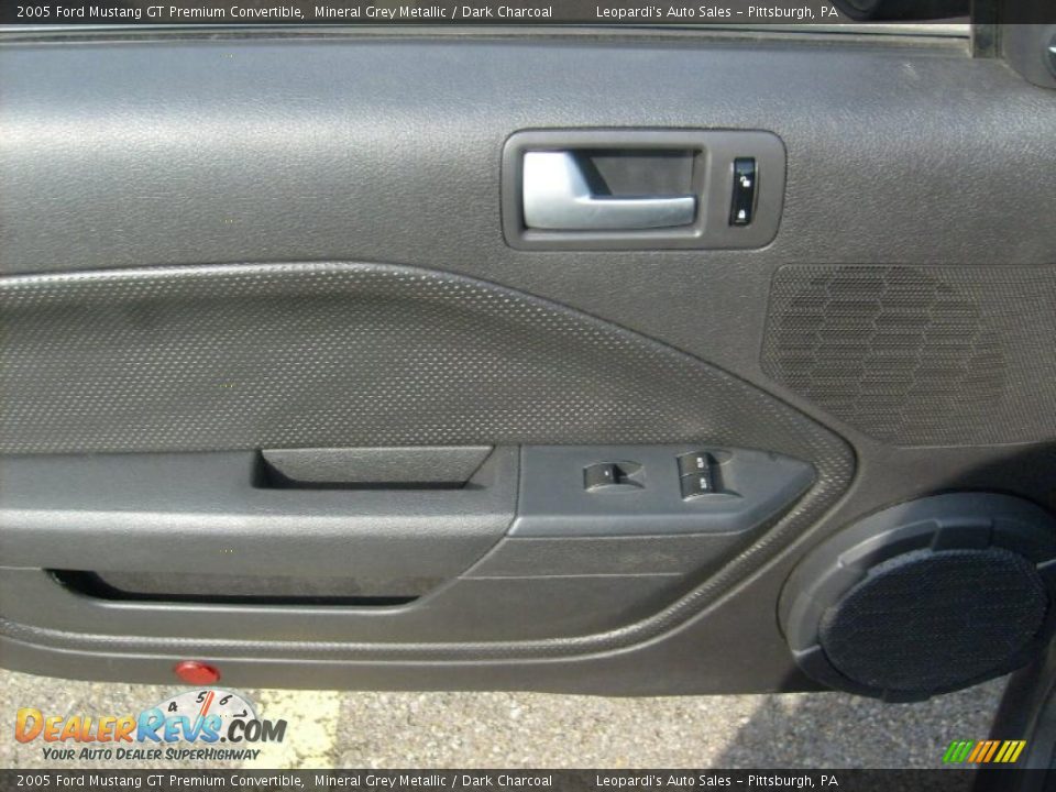2005 Ford Mustang GT Premium Convertible Mineral Grey Metallic / Dark Charcoal Photo #12
