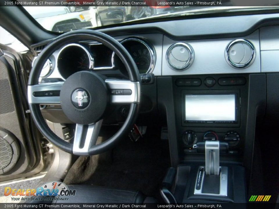 2005 Ford Mustang GT Premium Convertible Mineral Grey Metallic / Dark Charcoal Photo #14