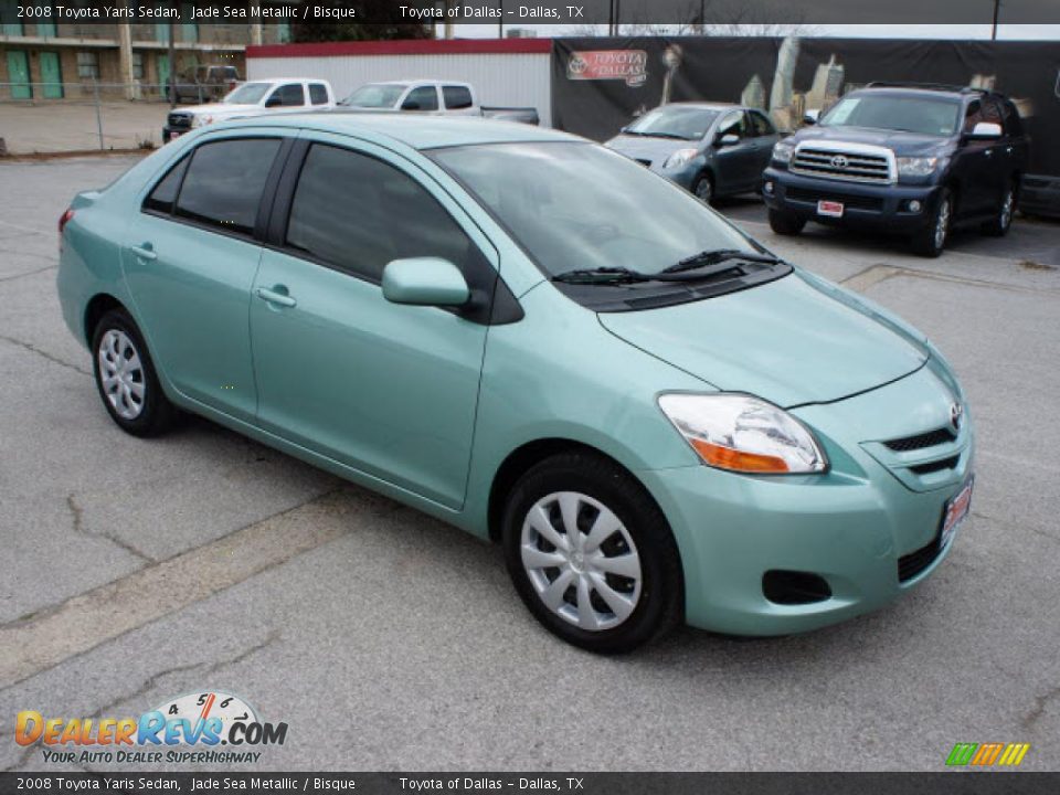 Jade Sea Metallic 2008 Toyota Yaris Sedan Photo #6