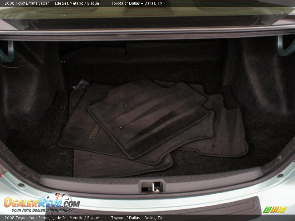 2008 Toyota Yaris Sedan Jade Sea Metallic / Bisque Photo #15