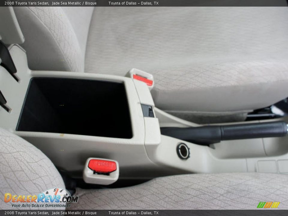 2008 Toyota Yaris Sedan Jade Sea Metallic / Bisque Photo #18