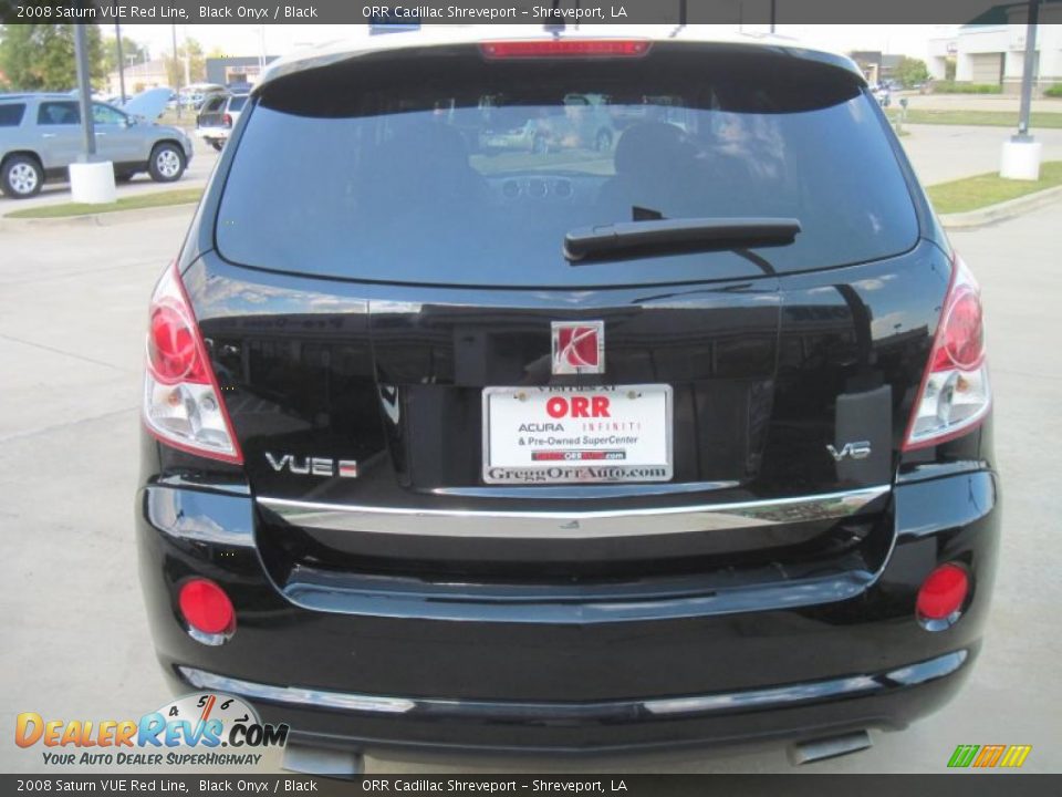 2008 Saturn VUE Red Line Black Onyx / Black Photo #6