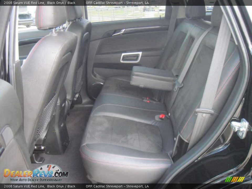 Black Interior - 2008 Saturn VUE Red Line Photo #9