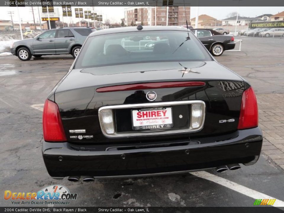 2004 Cadillac DeVille DHS Black Raven / Black Photo #5