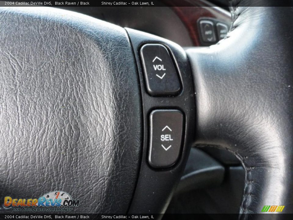 2004 Cadillac DeVille DHS Black Raven / Black Photo #20