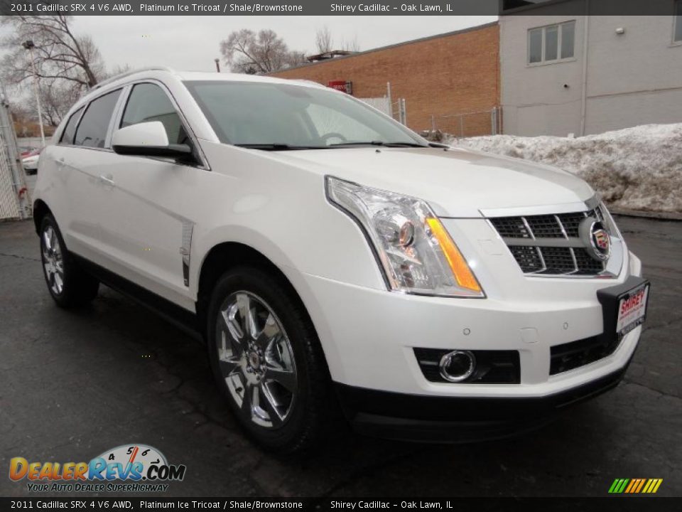 Platinum Ice Tricoat 2011 Cadillac SRX 4 V6 AWD Photo #3