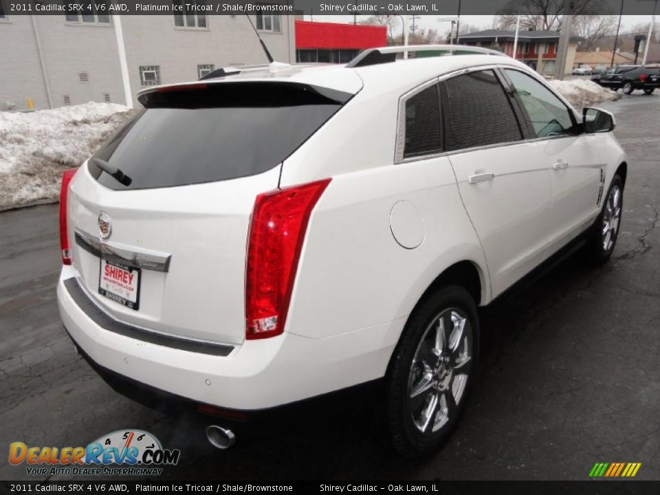 Platinum Ice Tricoat 2011 Cadillac SRX 4 V6 AWD Photo #4