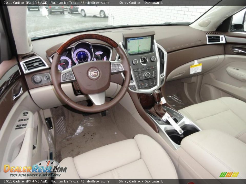 Shale/Brownstone Interior - 2011 Cadillac SRX 4 V6 AWD Photo #11