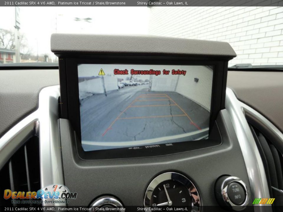 2011 Cadillac SRX 4 V6 AWD Platinum Ice Tricoat / Shale/Brownstone Photo #21
