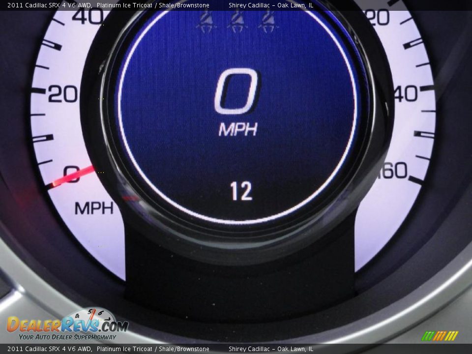 2011 Cadillac SRX 4 V6 AWD Platinum Ice Tricoat / Shale/Brownstone Photo #22
