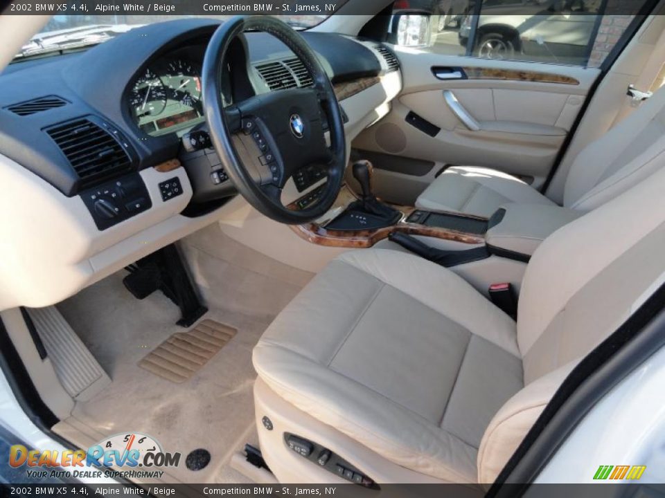 Beige Interior - 2002 BMW X5 4.4i Photo #9