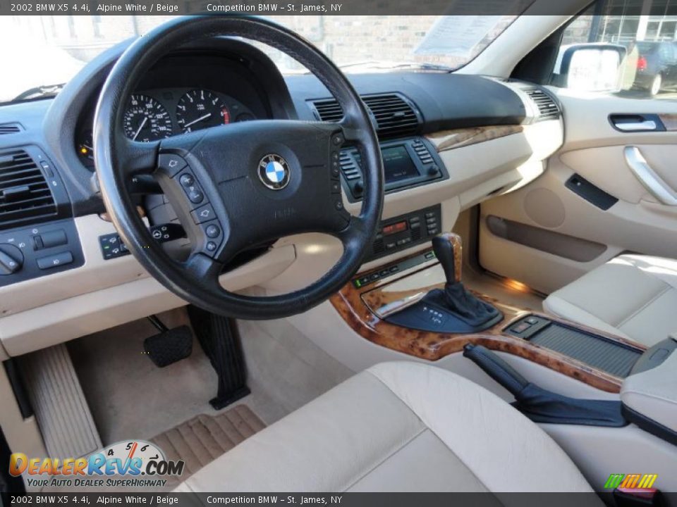 Beige Interior - 2002 BMW X5 4.4i Photo #10