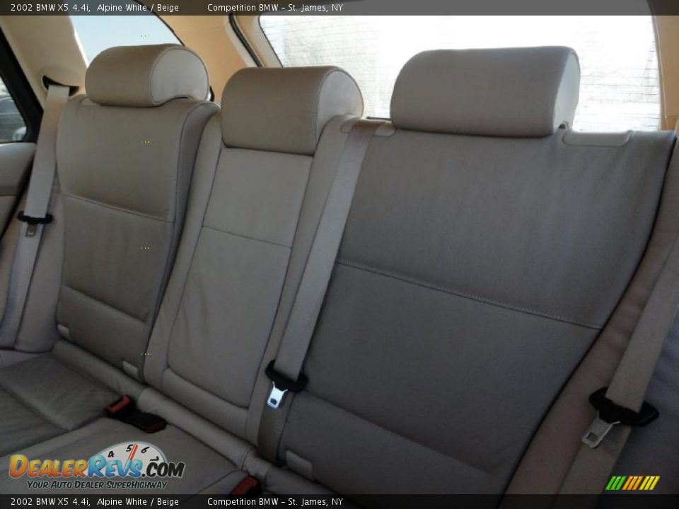 2002 BMW X5 4.4i Alpine White / Beige Photo #14