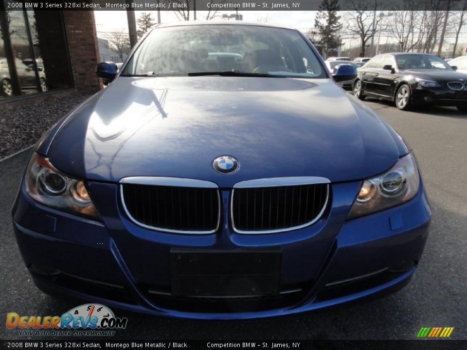 2008 BMW 3 Series 328xi Sedan Montego Blue Metallic / Black Photo #2