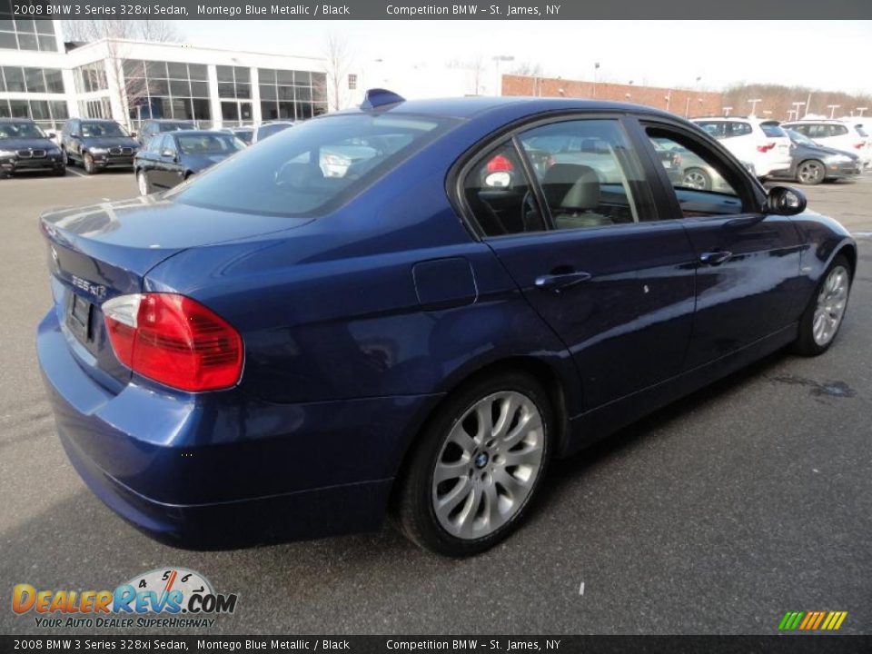 2008 BMW 3 Series 328xi Sedan Montego Blue Metallic / Black Photo #5