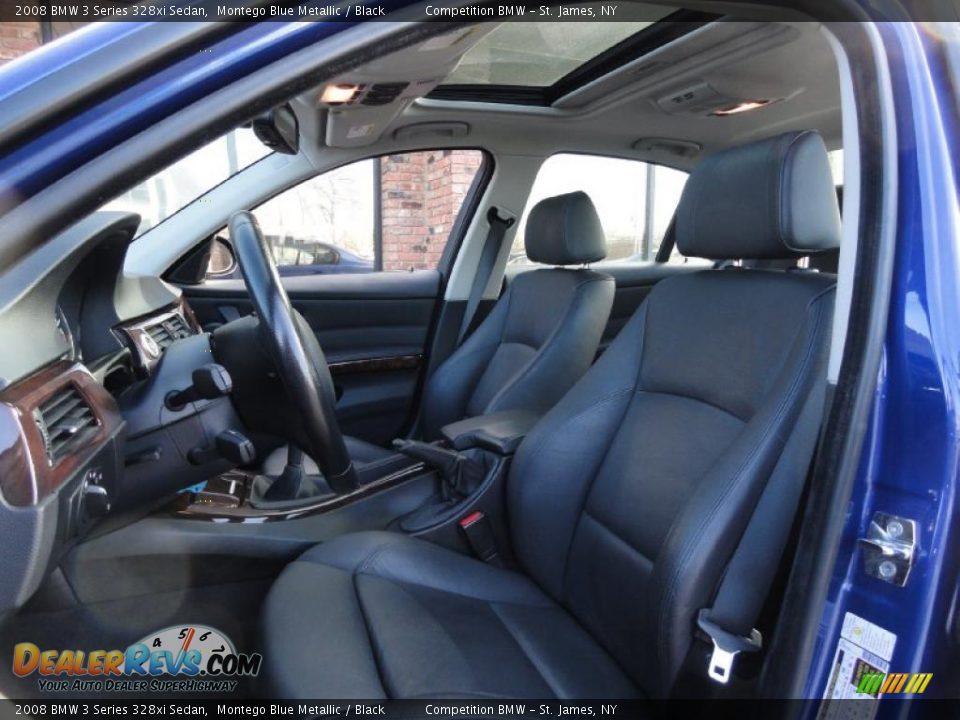 2008 BMW 3 Series 328xi Sedan Montego Blue Metallic / Black Photo #8