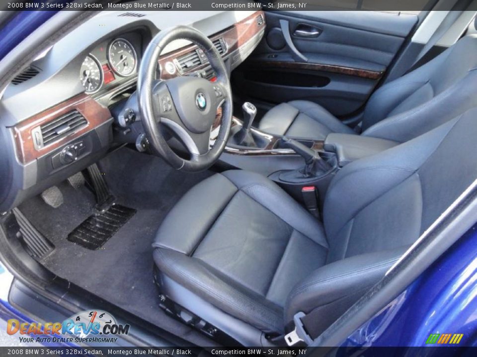 2008 BMW 3 Series 328xi Sedan Montego Blue Metallic / Black Photo #9