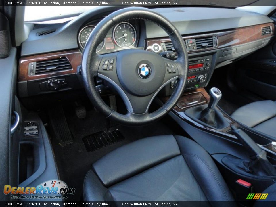 2008 BMW 3 Series 328xi Sedan Montego Blue Metallic / Black Photo #10
