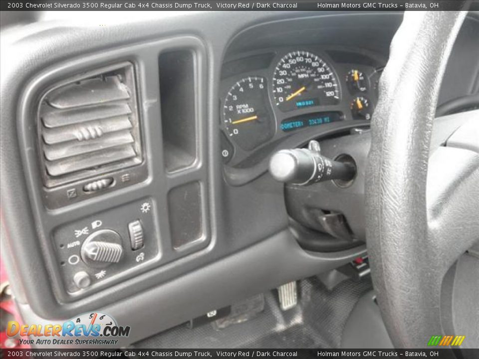 2003 Chevrolet Silverado 3500 Regular Cab 4x4 Chassis Dump Truck Victory Red / Dark Charcoal Photo #10