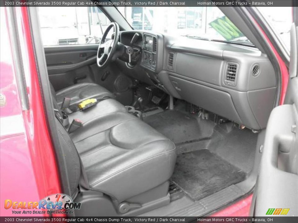 2003 Chevrolet Silverado 3500 Regular Cab 4x4 Chassis Dump Truck Victory Red / Dark Charcoal Photo #18