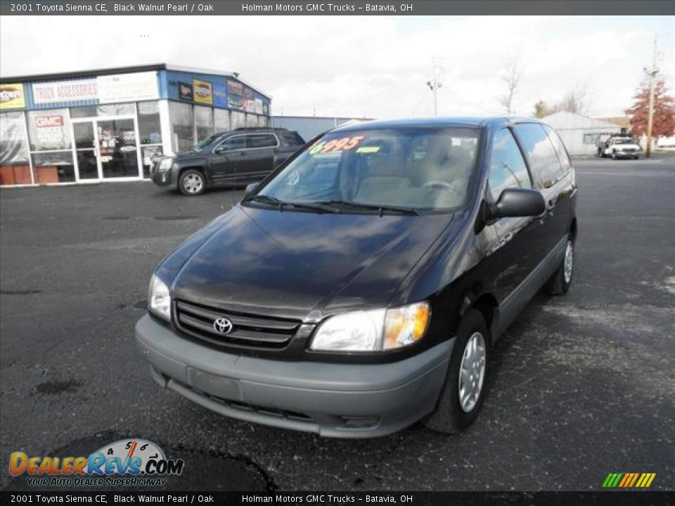 2001 Toyota Sienna CE Black Walnut Pearl / Oak Photo #3