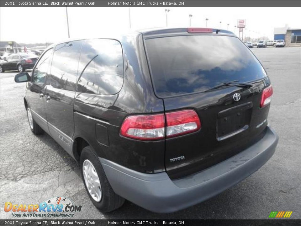 2001 Toyota Sienna CE Black Walnut Pearl / Oak Photo #14