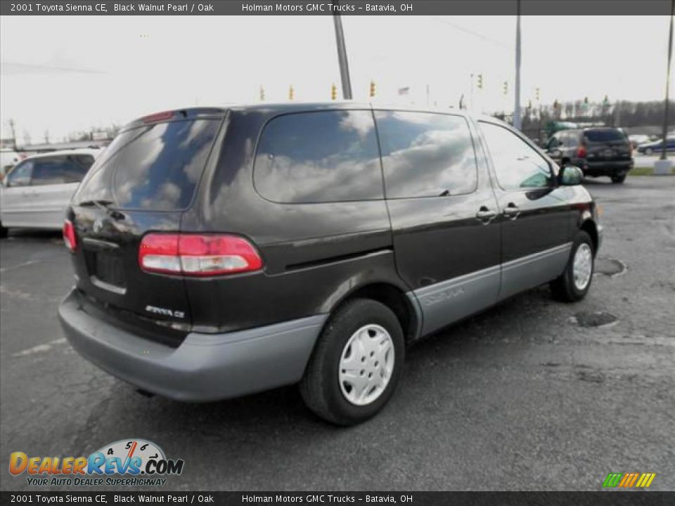 2001 Toyota Sienna CE Black Walnut Pearl / Oak Photo #20