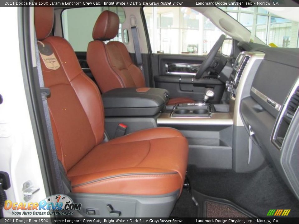 Dark Slate Gray Russet Brown Interior 2011 Dodge Ram 1500