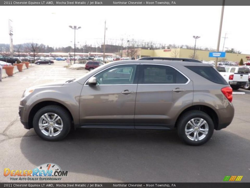 Mocha Steel Metallic 2011 Chevrolet Equinox LT AWD Photo #4
