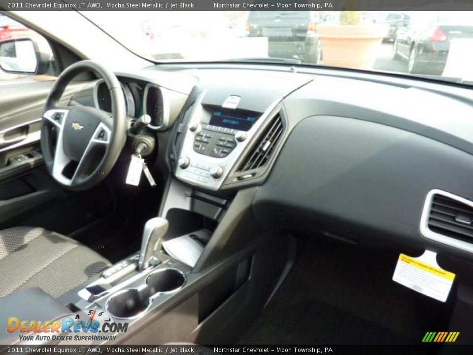 2011 Chevrolet Equinox LT AWD Mocha Steel Metallic / Jet Black Photo #8