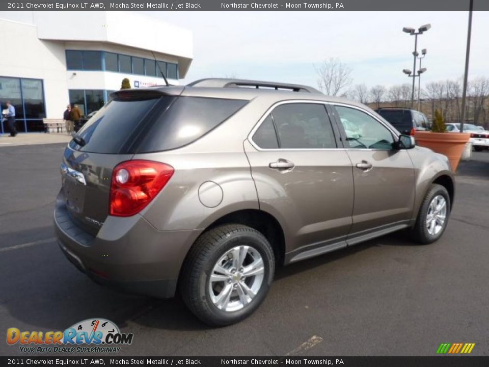 2011 Chevrolet Equinox LT AWD Mocha Steel Metallic / Jet Black Photo #10