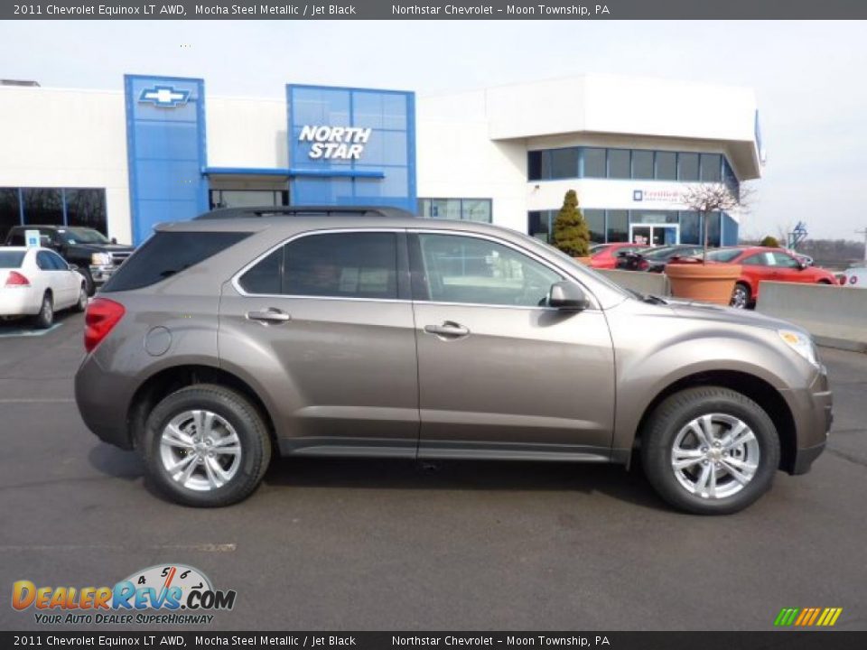 2011 Chevrolet Equinox LT AWD Mocha Steel Metallic / Jet Black Photo #11