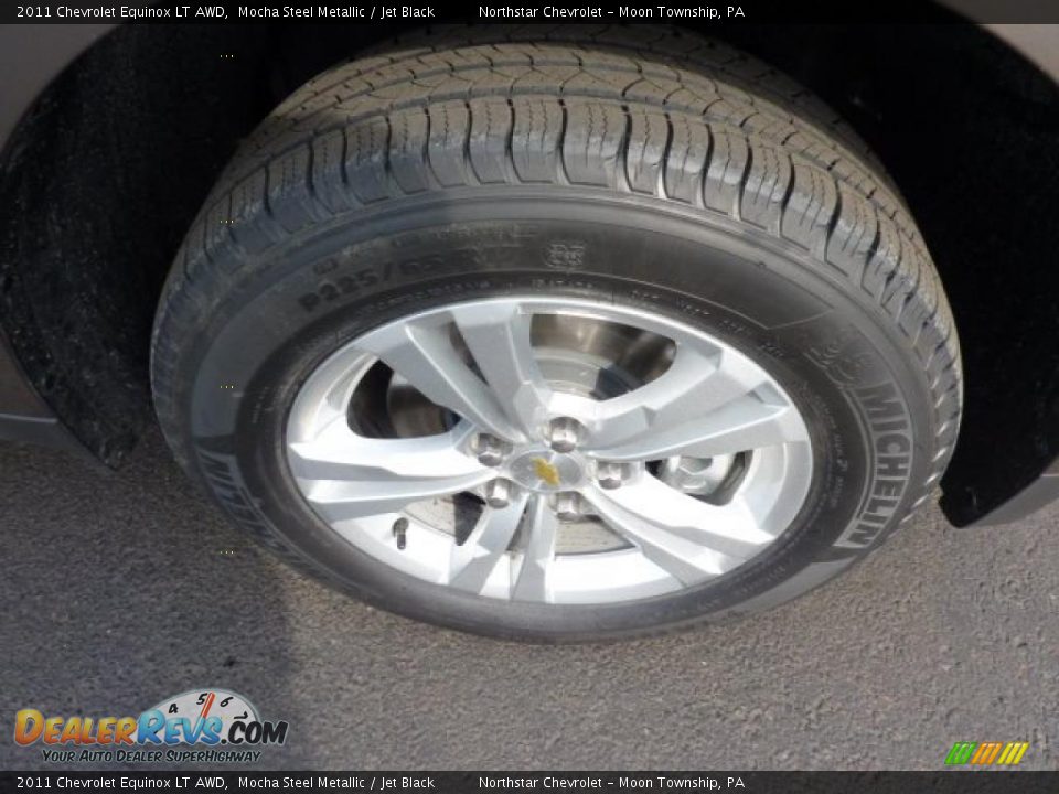 2011 Chevrolet Equinox LT AWD Mocha Steel Metallic / Jet Black Photo #12