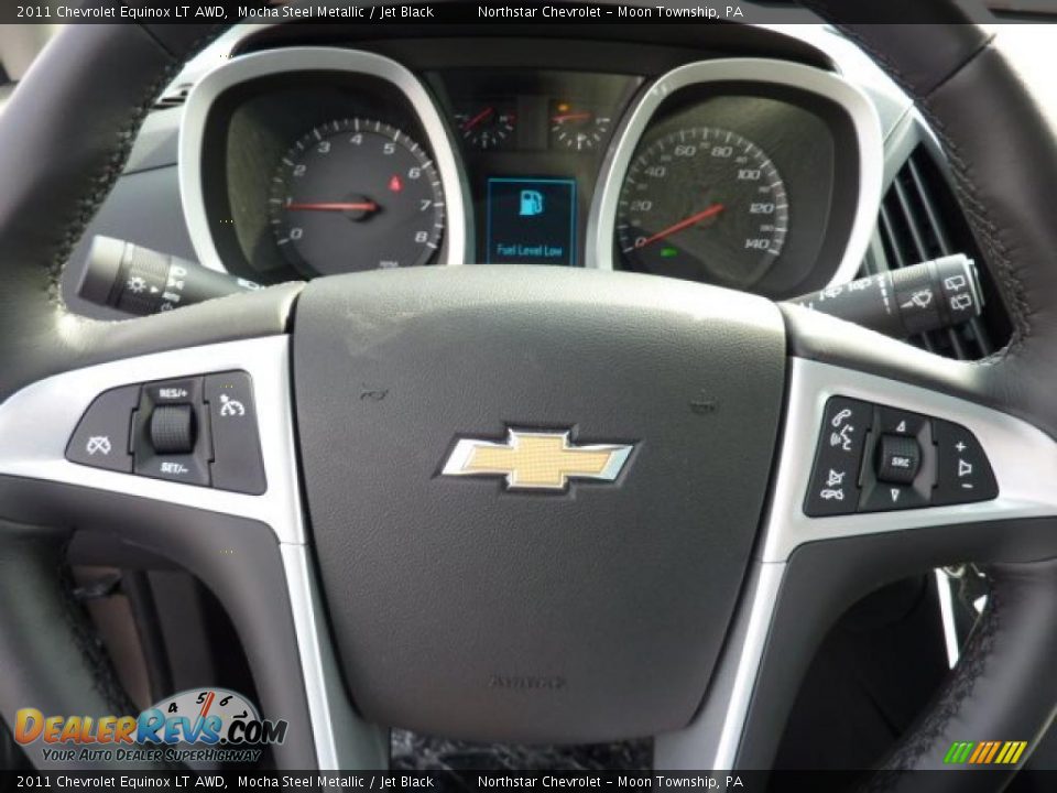 2011 Chevrolet Equinox LT AWD Mocha Steel Metallic / Jet Black Photo #19