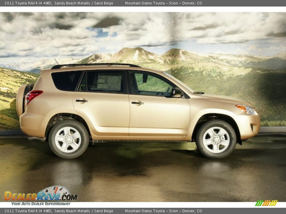 2011 Toyota RAV4 I4 4WD Sandy Beach Metallic / Sand Beige Photo #2