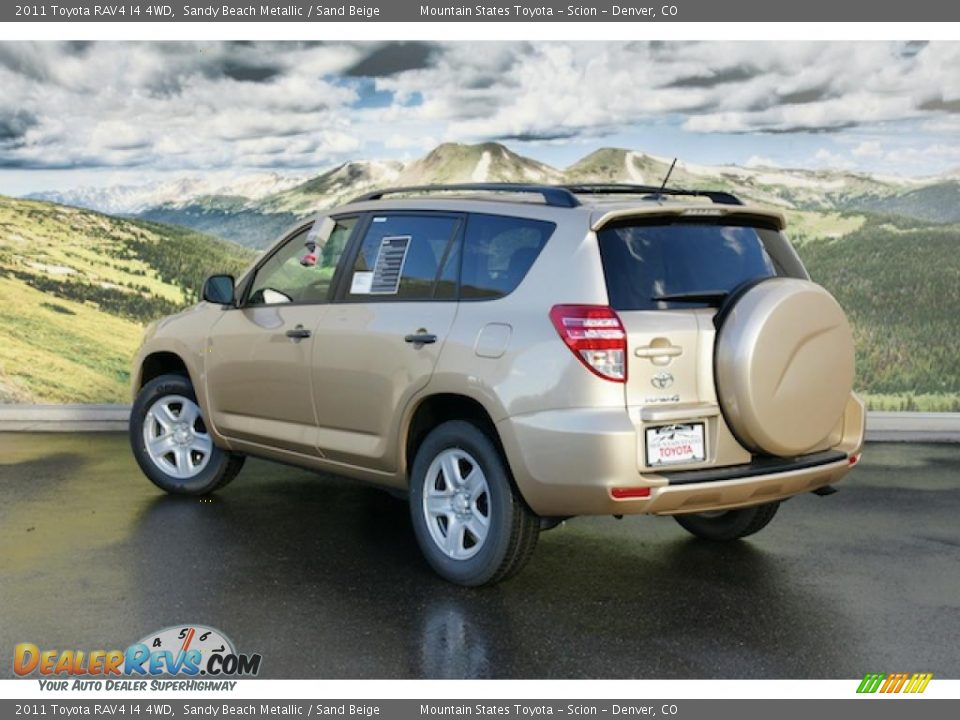 Sandy Beach Metallic 2011 Toyota RAV4 I4 4WD Photo #3