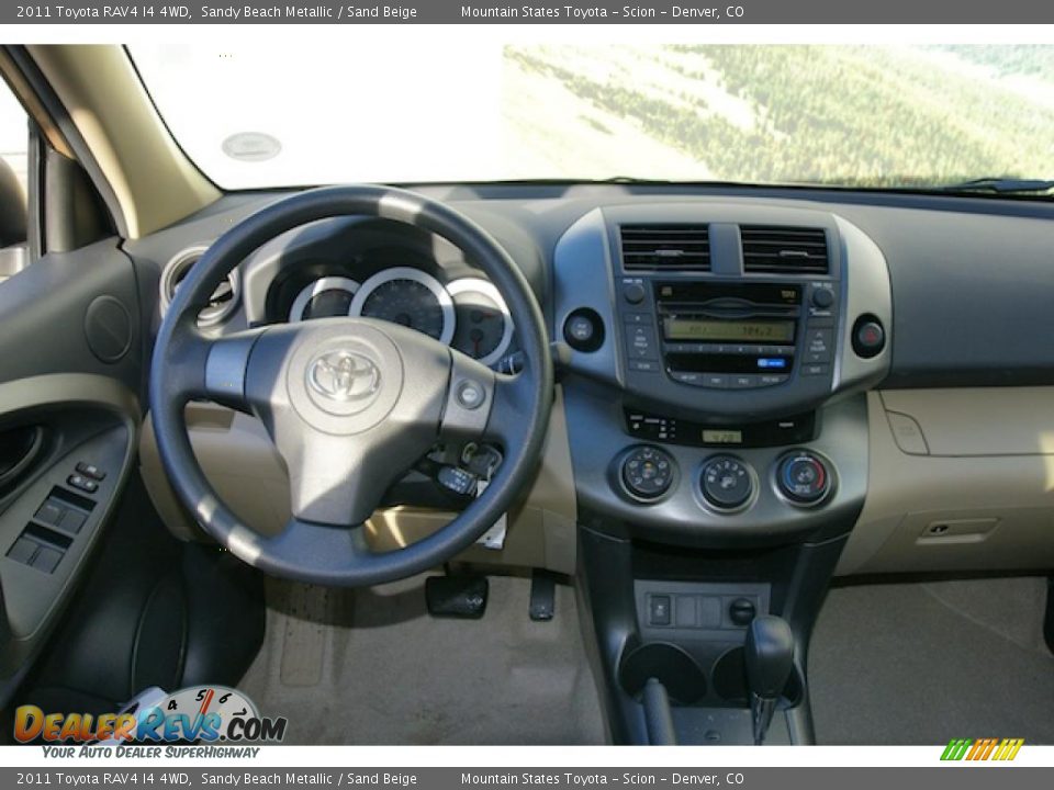 2011 Toyota RAV4 I4 4WD Sandy Beach Metallic / Sand Beige Photo #7