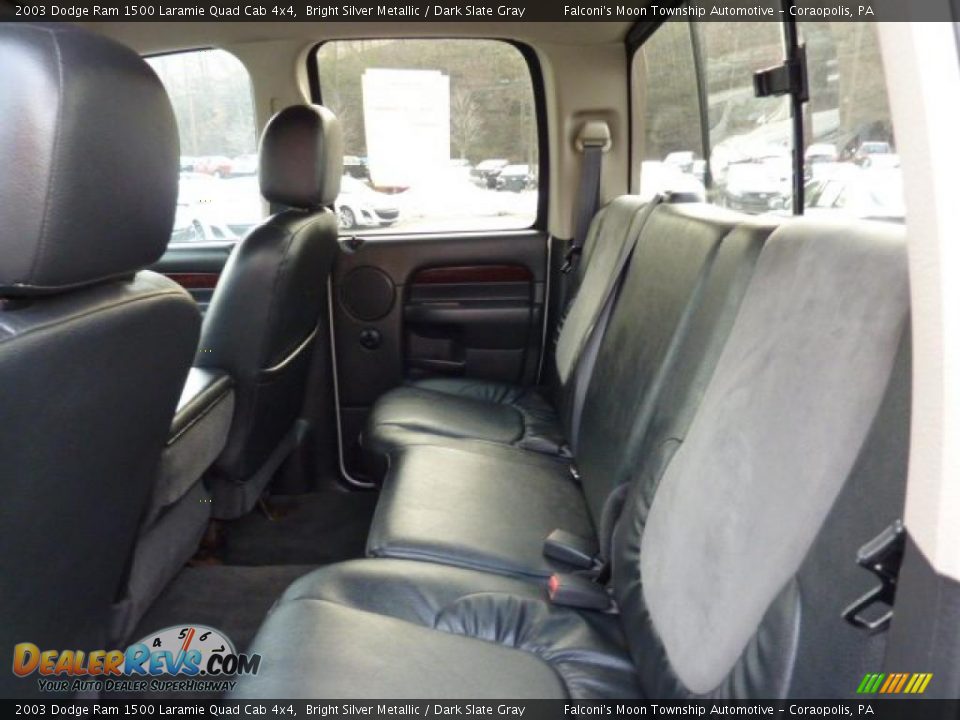 Dark Slate Gray Interior - 2003 Dodge Ram 1500 Laramie Quad Cab 4x4 Photo #9