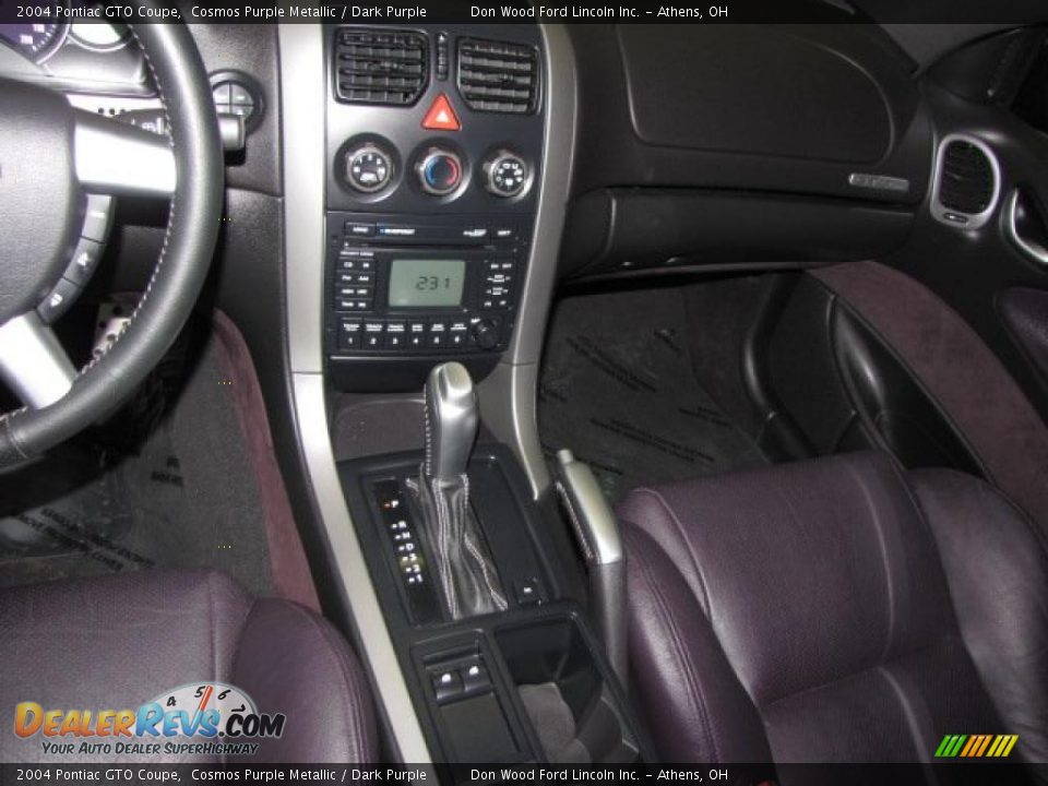 Dark Purple Interior - 2004 Pontiac GTO Coupe Photo #10