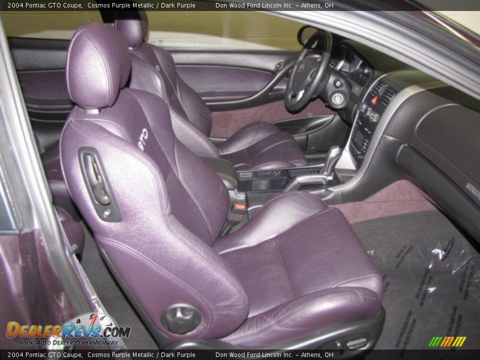 Dark Purple Interior - 2004 Pontiac GTO Coupe Photo #13