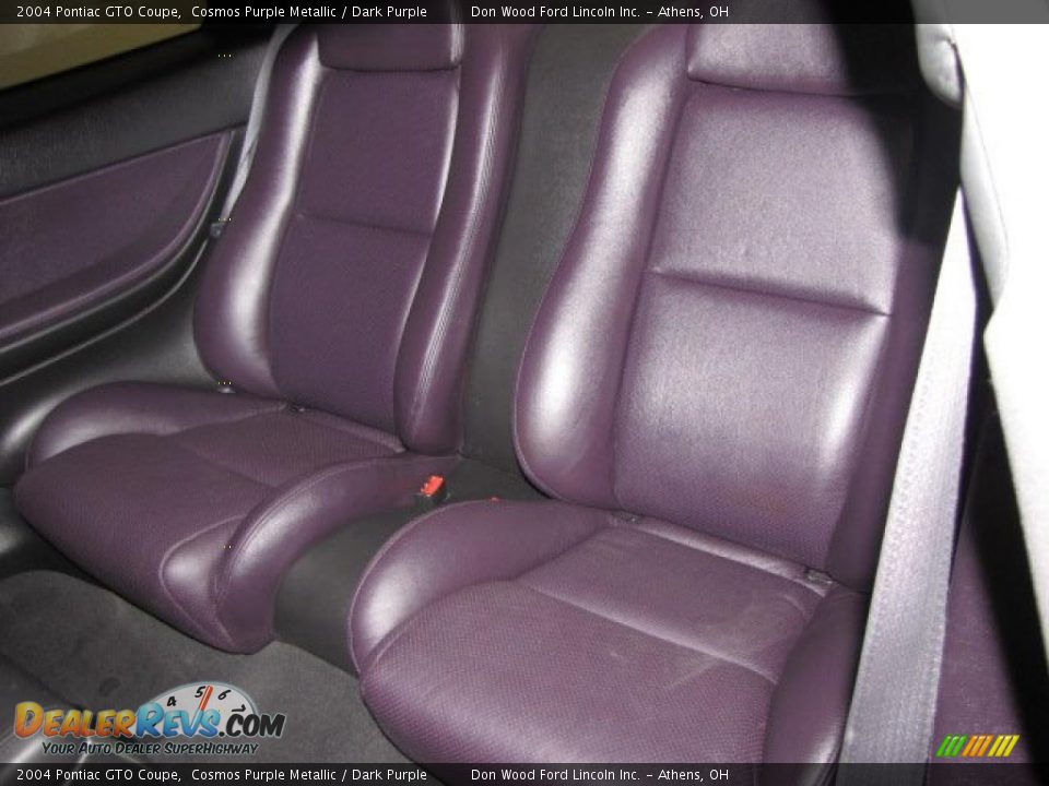 Dark Purple Interior - 2004 Pontiac GTO Coupe Photo #14