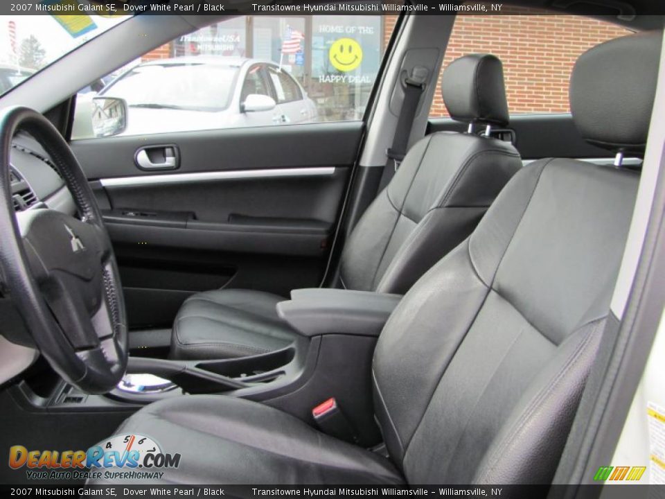2007 Mitsubishi Galant SE Dover White Pearl / Black Photo #11