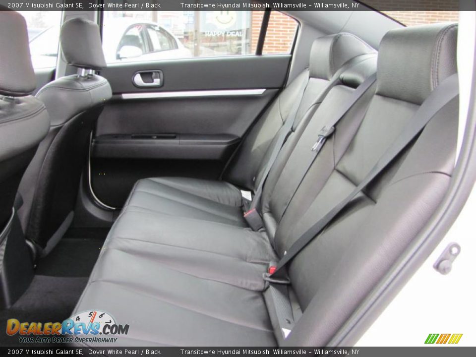 2007 Mitsubishi Galant SE Dover White Pearl / Black Photo #13