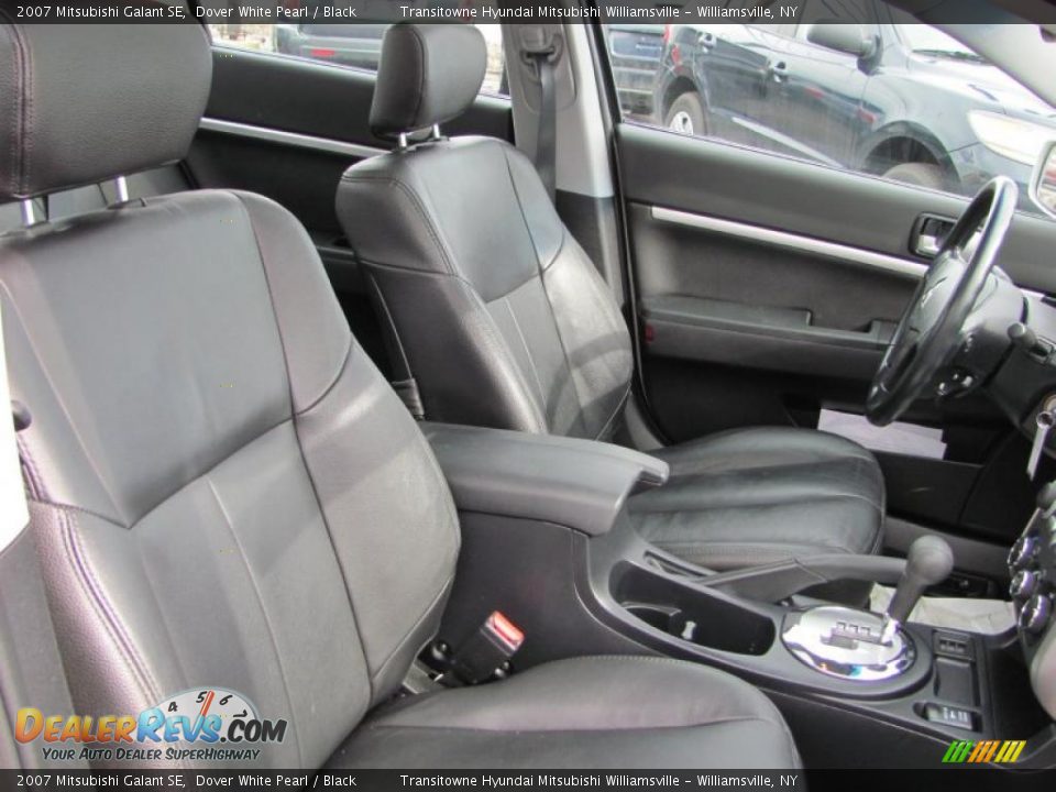 2007 Mitsubishi Galant SE Dover White Pearl / Black Photo #19