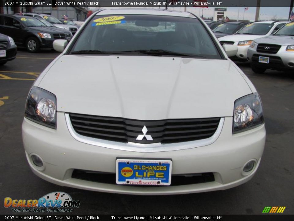 2007 Mitsubishi Galant SE Dover White Pearl / Black Photo #21