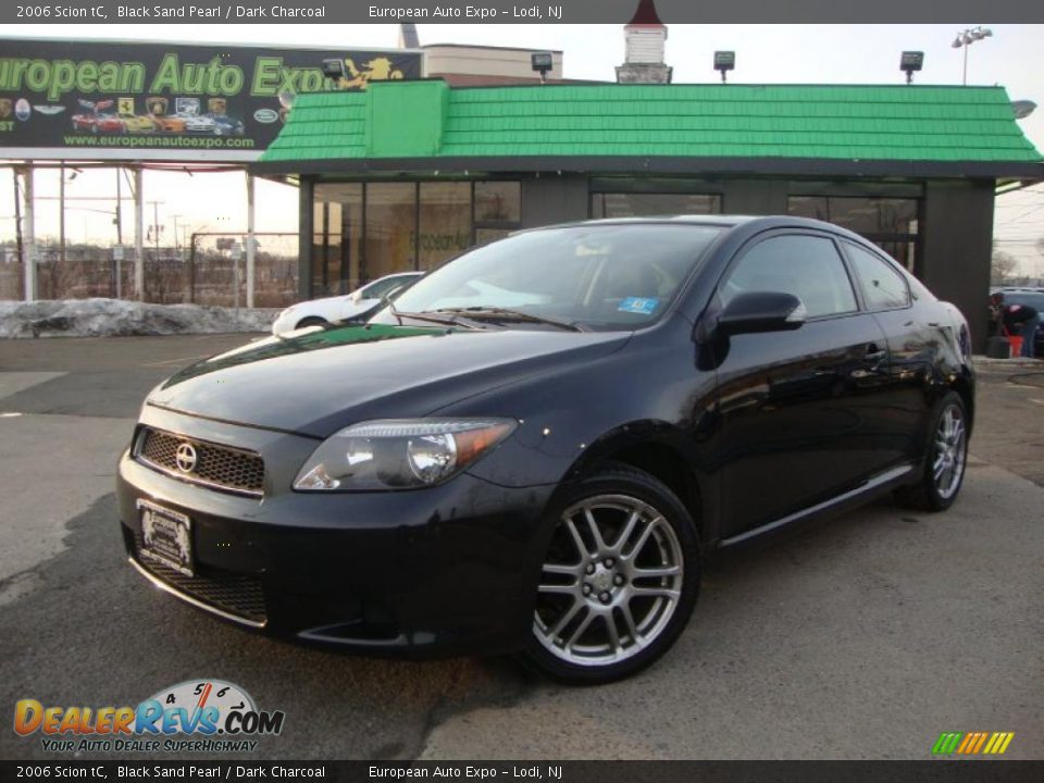 2006 Scion tC Black Sand Pearl / Dark Charcoal Photo 1