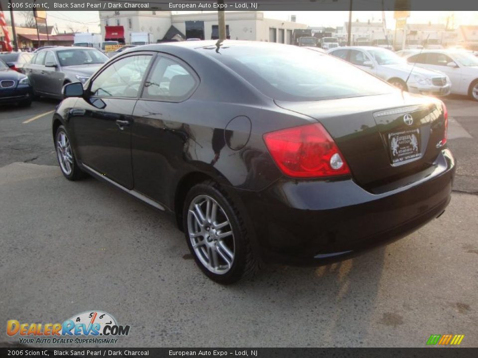 2006 Scion tC Black Sand Pearl / Dark Charcoal Photo #3