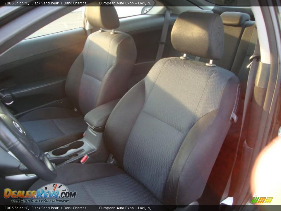 2006 Scion tC Black Sand Pearl / Dark Charcoal Photo #8